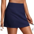 thumbnail image 1 of Pinspark Golf Skirts for Women with 4 Pockets Built-in Breathable Shorts Tummy Control Yoga Skirts Side Slit for Running Hiking Pickleball, 1 of 8