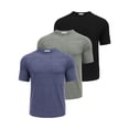 thumbnail image 1 of Pinspark Men's 3 Pack Workout Shirts Quick Dry Gym Athletic Shirts Moisture Wicking Short Sleeve T Shirts, 1 of 7