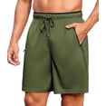 thumbnail image 1 of Pinspark Men's Athletic Running Shorts 7" Mesh Quick Dry Workout Shorts with Zipper Pockets Lightweight Gym Shorts, 1 of 8