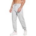 thumbnail image 1 of Pinspark Men's Fleece Joggers with Zipper Pockets Tapered Sweatpants Cotton Sweat Pants for Mens Heavyweight Lounge Pants, 1 of 6