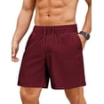 thumbnail image 1 of Pinspark Men's Gym Workout Shorts - 7" Quick Dry Running Athletic Shorts with Towel Loop and Zipper Pockets, 1 of 8