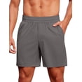 thumbnail image 1 of Pinspark Men's Gym Workout Shorts - 7" Quick Dry Running Athletic Shorts with Towel Loop and Zipper Pockets, 1 of 8