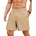 thumbnail image 1 of Pinspark Men's Gym Workout Shorts - 7" Quick Dry Running Athletic Shorts with Towel Loop and Zipper Pockets, 1 of 8