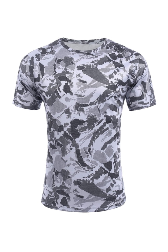 Men's Rash Guard Swim Shirt UPF50+ Sun Protection Quick Dry Athletic Water Shirts for Men Surf Hiking Dark Grey M