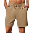 thumbnail image 1 of Pinspark Mens Lounge Sweat Shorts, 7" Casual Elastic Waist Gym Workout Shorts with Drawstring, 1 of 7