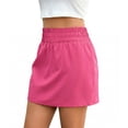 thumbnail image 1 of Pinspark Women's Golf Tennis Skort Elastic High Waist Wide Waistband Weightless Athletic Skirt with Built-in Shorts for Pickleball Workout Running, 1 of 6
