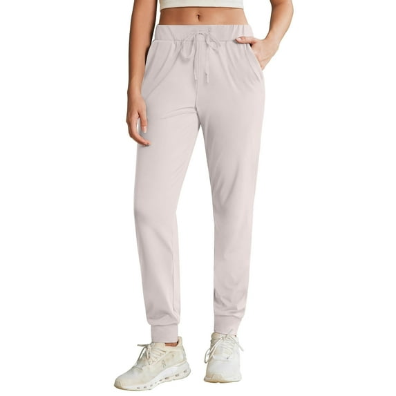 Pinspark Women's Joggers Pants with Pockets, Stretch Athletic Track Pants Lightweight Running Workout Sweatpants