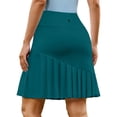 thumbnail image 1 of PINSPARK Women's Tennis Skirts with Pockets Knee Length Skirts with Shorts Modest Pickleball Clothes Tummy Control Skort, 1 of 6