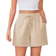 thumbnail image 1 of Pinspark Womens Athletic Sweat Shorts Loose Workout SweatShorts High Waisted Exercise Short Comfy Casual Lounge Shorts with Pockets, 1 of 6