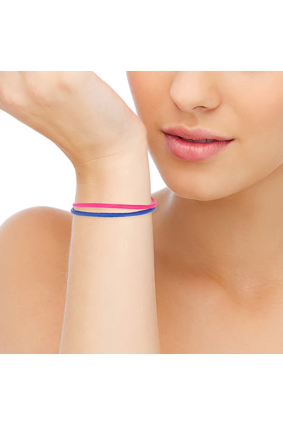 Elastic Jelly Bracelet in Silicone, 20-Piece