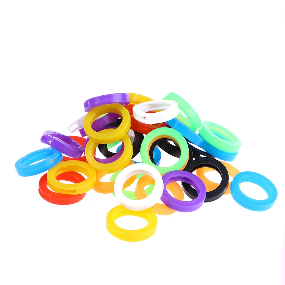 PINXOR Silicone Round Key Tags, Mixed Color, 24 Count - Walmart.com