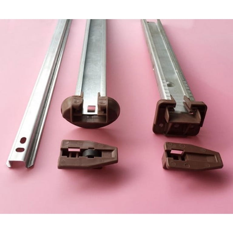 Fromacity 5 Sets Undermount Dresser Drawer Slides Stoppers, Durable and  Easy Installation - Walmart.com