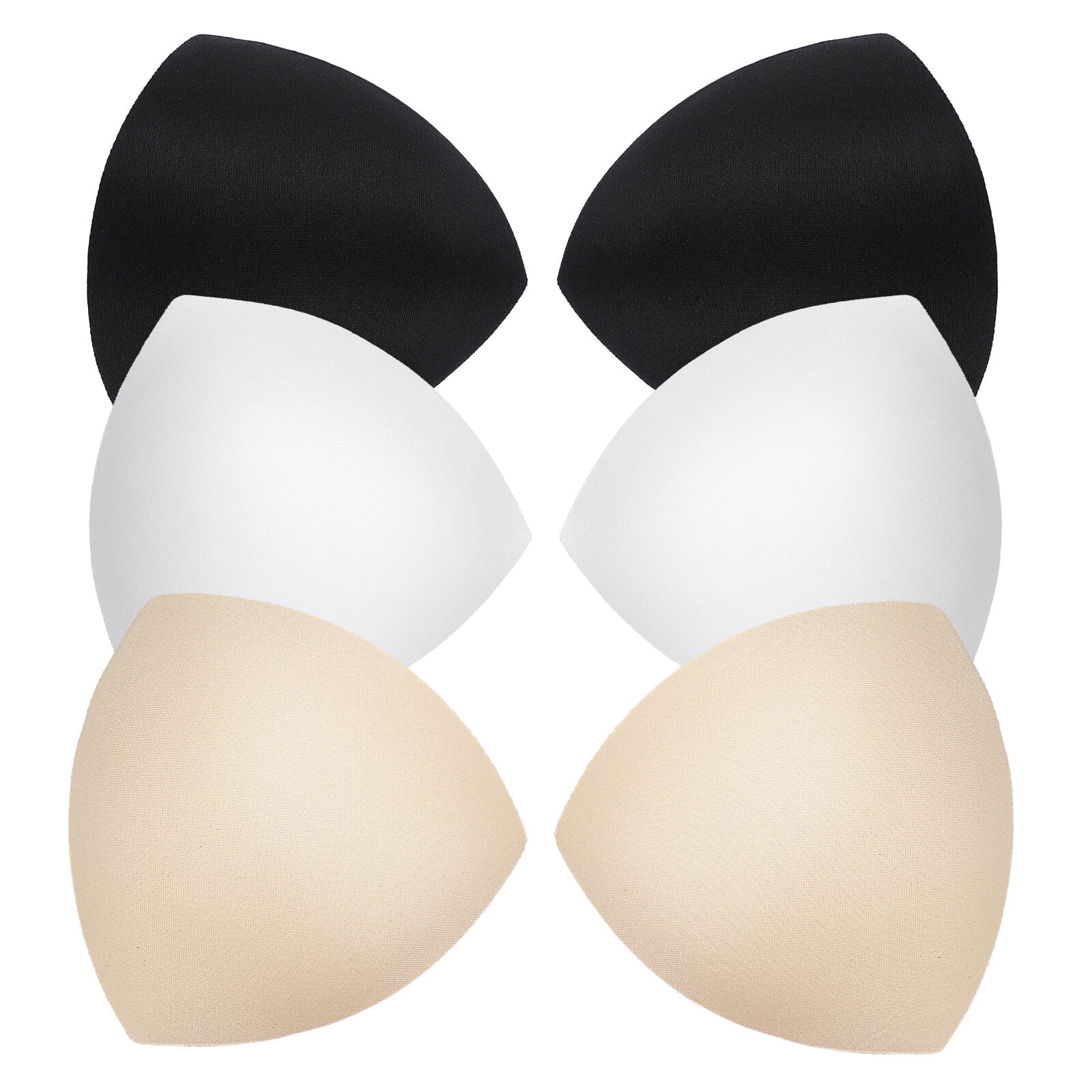 EKIDAZB Women's Breathable Bra Inserts, Sponge Material, Multicolor, 6 ...