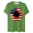thumbnail image 1 of PIOMLL Men's T-Shirts Relaxed Fit Short Sleeve Round Neck Summer Fashion Print Green Fall Tops 2XL, 1 of 3
