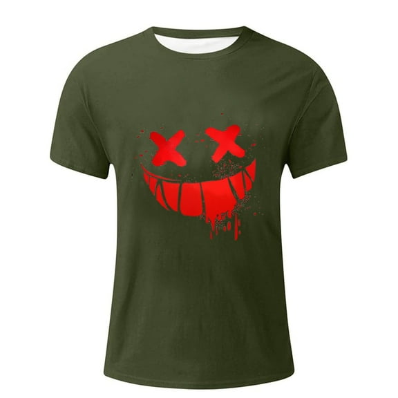 PIOMLL Mens Tshirts Funny Summer Sports Daily Wear Lightweight Humor Army Green Athletic Fall Shirts 2XL