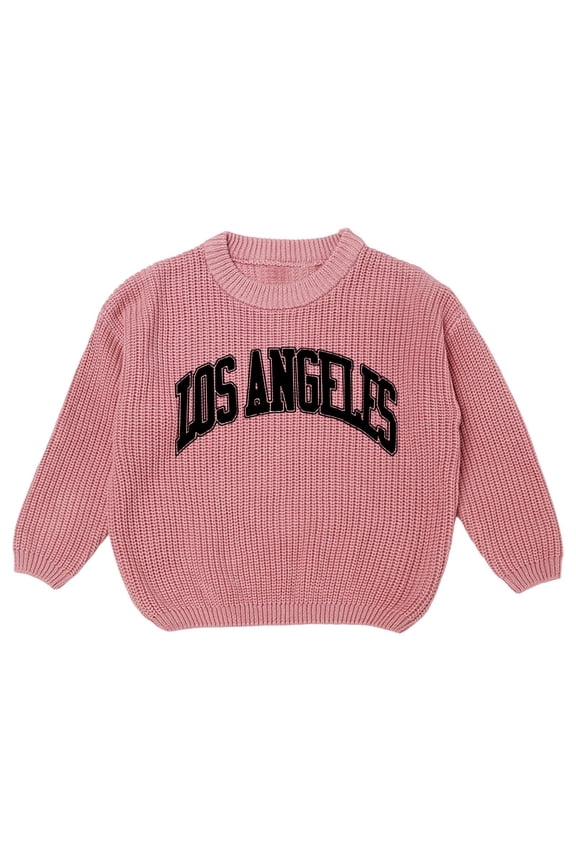 Tshirts Shirts for Girls Hand Embroidered Pure Knit Sweater Delicate Floral Embroidery Design Pink Fall Tops 6-12 Months