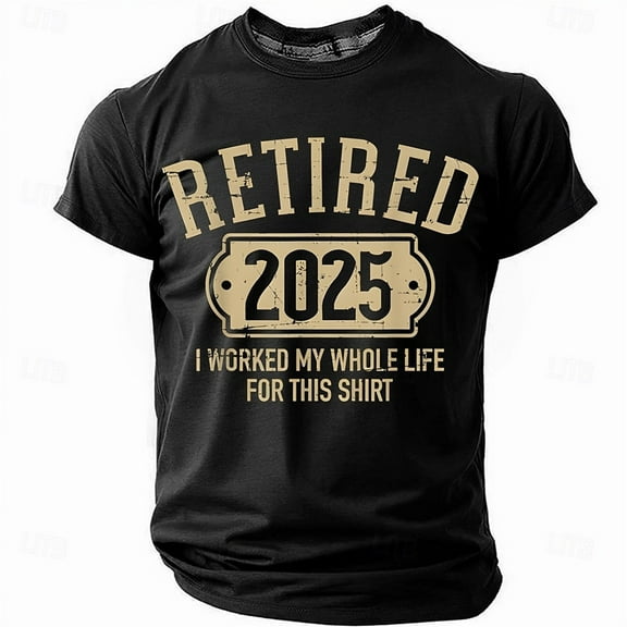 PIOMLL Tshirts Shirts for Men Short Sleeve Round Neck Summer With Letter Print Indoor Wear Black Casual Fall Tops 2XL