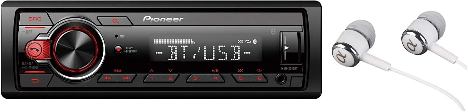 Radio Pioneer MVH-S215BT estéreo 1 DIN Bluetooth - EyScars507