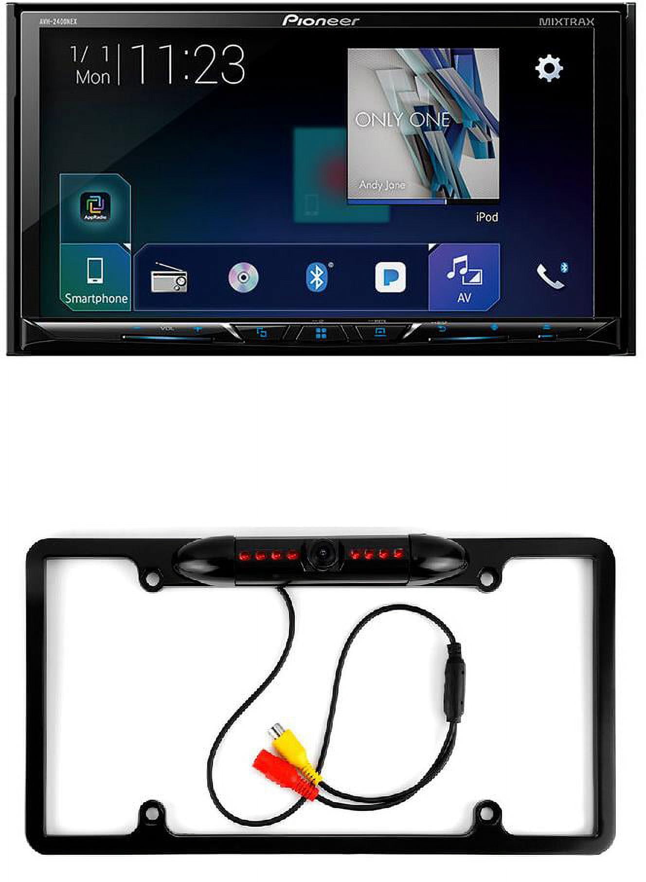 PIONEER AVH2500NEX CD DVD USB BLUETOOTH CAR PLAY ANDROID & License