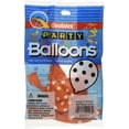 thumbnail image 1 of PIONEER BALLOON COMPANY Round Big Polka Dots, 11", Orange, 1 of 2