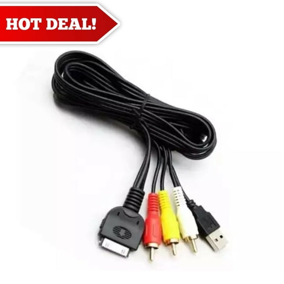 CD-IU230V Audio/Video Direct Cable For Avic-F900Bt and Avic-F700Bt (Black)-New