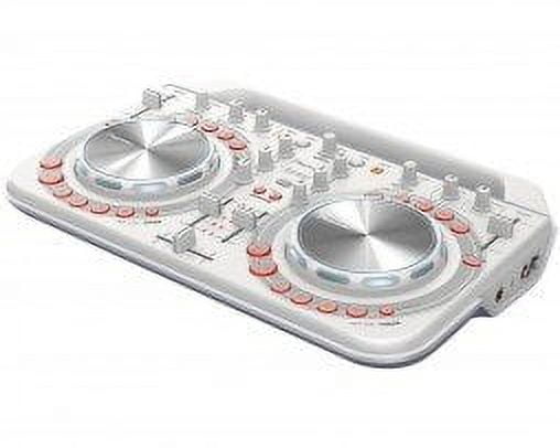 PIONEER CORP DDJ-WEGO2-W COMPACT DJ CONTROLLER WHITE PERP PLUG & PLAY MULTI-COLORED LEDS