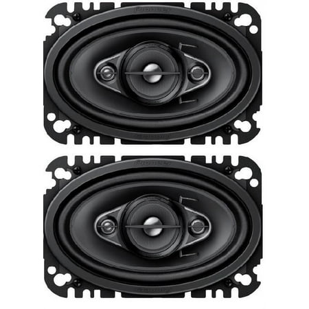PIONEER TS-A4670F 4" x 6" 210W 4-WAY CAR AUDIO SPEAKERS (PAIR) 210W MAX RMS