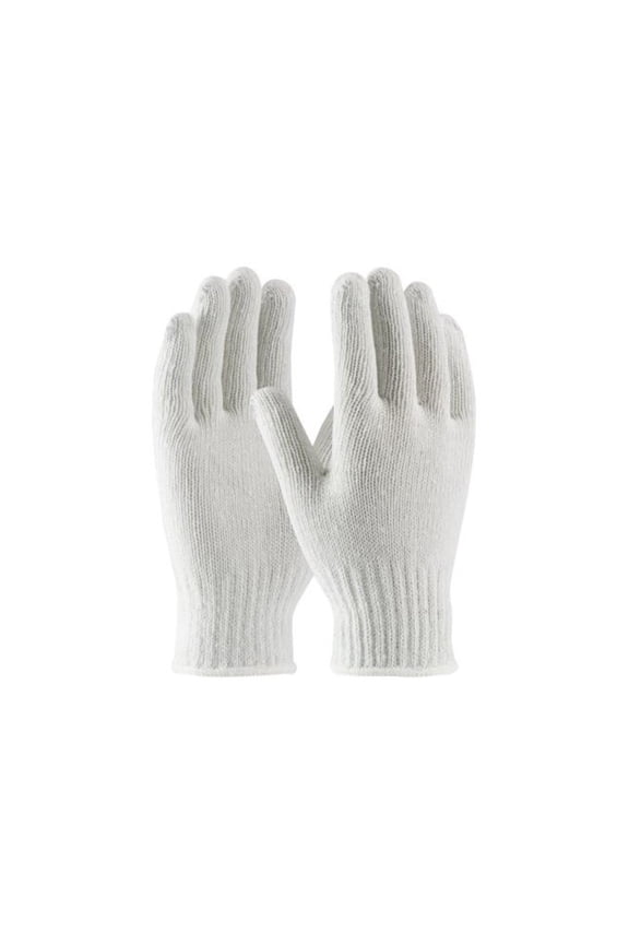 PIP Cotton/Polyester Gloves, Large, White, Pack Of 12 Pairs