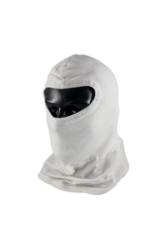 PIP 202-132 Double-Layer Nomex Balaclava Head Protection with Bib, Slit Eye, Large