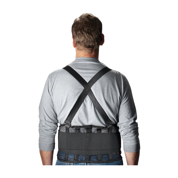PIP Black 290-440L Mesh Back Support Belt, Size L
