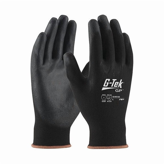 Protective Industrial Products Gloves Black G-Tek Seamless Knit Nylon Blend Medium 12 Pairs Of Gloves