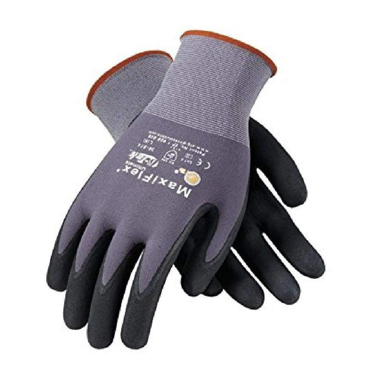 PIP 34-874/XL Maxi Flex Ultimate 34874 Foam Nitrile Palm Coated Gloves ...