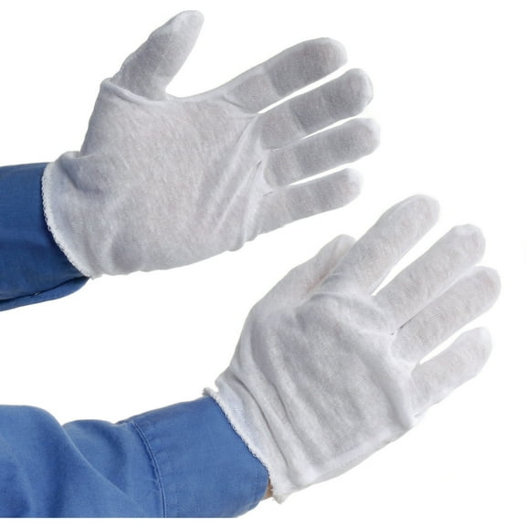PIP 97-500H Light Weight Inspection Gloves Hemmed Cotton Men's 12 Pairs