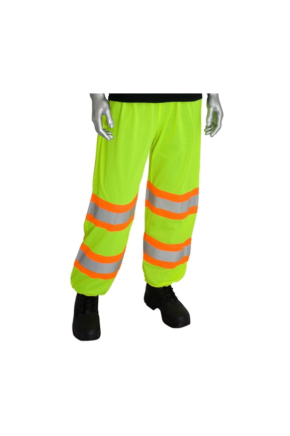 PIP Hi-Vis ANSI Class E Two-Tone Mesh Pant - 319-MTP L