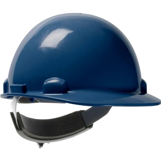 PIP Industries B3113742 Dynamic Dom Cap Style Dome HDPE Shell 6-Point Suspension Ratchet Adjustment Hard Hat, Steel Blue