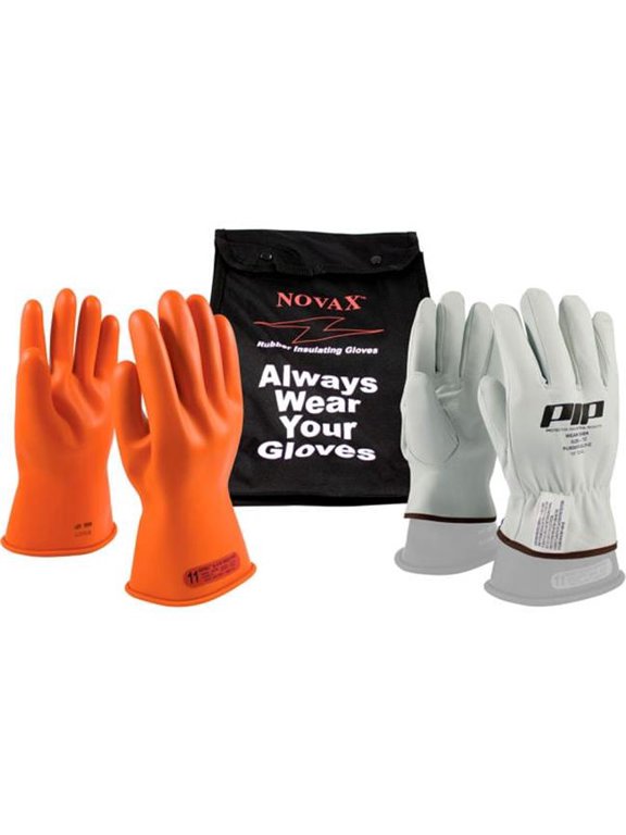 PIP Industries B677205 ESP Kit ESP Goat Protector Class 0 Gloves, Orange - Size 10 - Set of 2