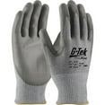 thumbnail image 1 of PIP Industries B3113373 G-Tek Poly Kor Industry Grade Seamless Knit Blended Polyurethane Coated Flat Grip Gloves, Gray - Small - 12 Pair, 1 of 1
