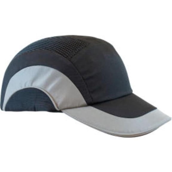 PIP Industries B3113675 Hard A1 Plus Baseball Style Bump HDPE Protective Liner with Adjustable Back Cap, Gray