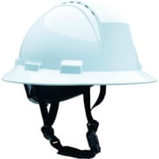 PIP Industries B3186799 Kilimanjaro Full Brim 4-Point Textile Vented Safety Helmet, White