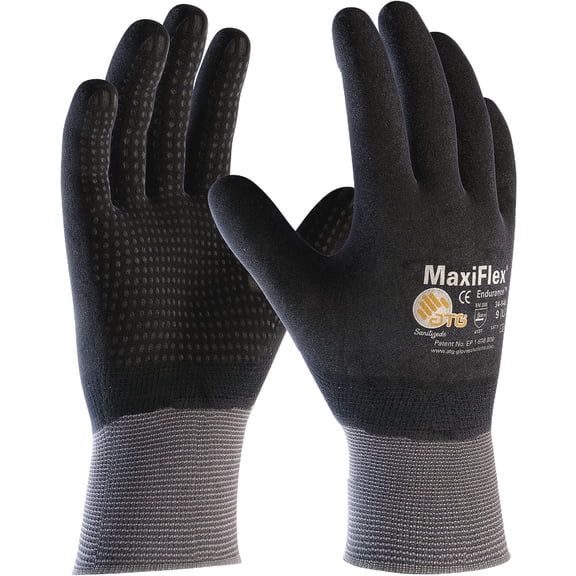 PIP Global Maxiflex Endurance Micro Dot Grip Work Gloves - Max Grip - 12 Pair, Size M Residential Use, Standard Application