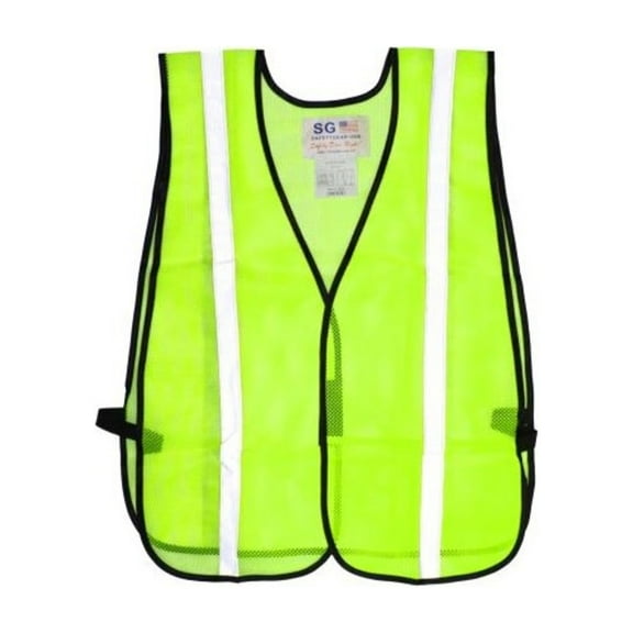 PIP Mesh Safety Vest, One Size, Yellow