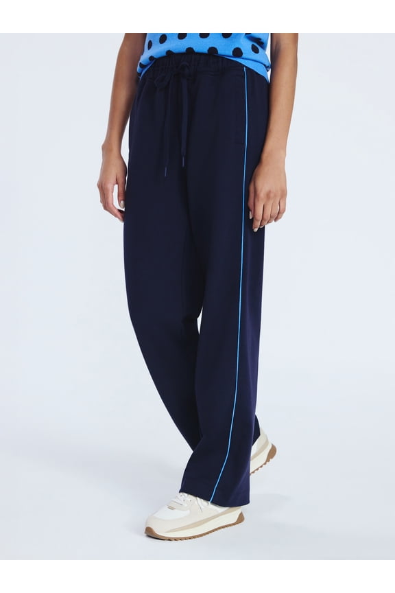 Women's and Women's Plus Piped Leg Sweatpants, 31" Inseam, Sizes XS-4X