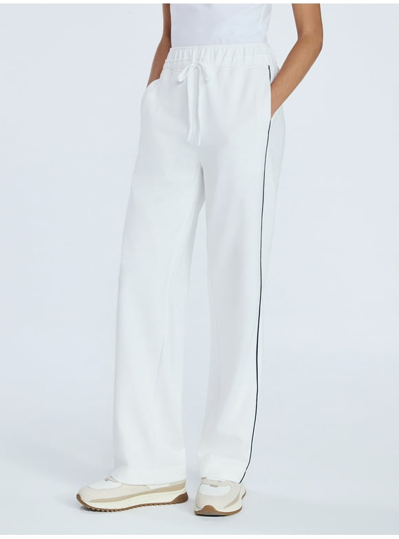 Women's and Women's Plus Piped Leg Sweatpants, 31" Inseam, Sizes XS-4X