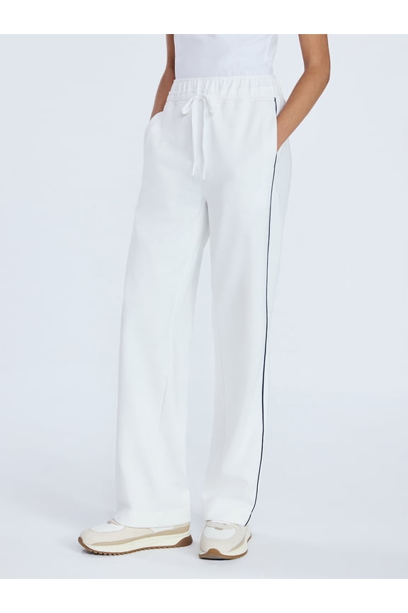 Women's and Women's Plus Piped Leg Sweatpants, 31" Inseam, Sizes XS-4X