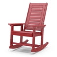 thumbnail image 1 of Pipopa Outdoor Rocking Chair,HDPE All Weather Patio Rocker for Lawn,Porch,Garden,Red, 1 of 9