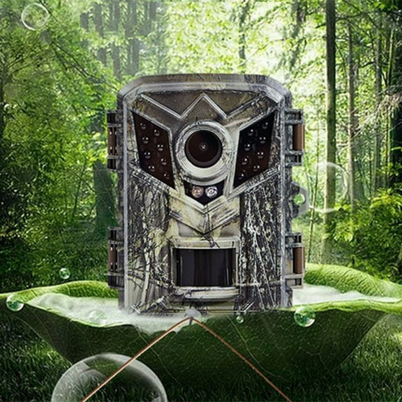 PIR Infrared Night Vision Outdoor Tracking Camera  for Orchard Villa Fish Pond Farm Anti Theft, 1080P HD, Motion Detection, 2 Way Audio, SD Card Storage