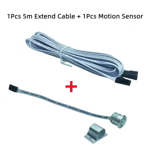 PIR Motion Detection Switch with 5m Cable for Stairway Lighting Solutions