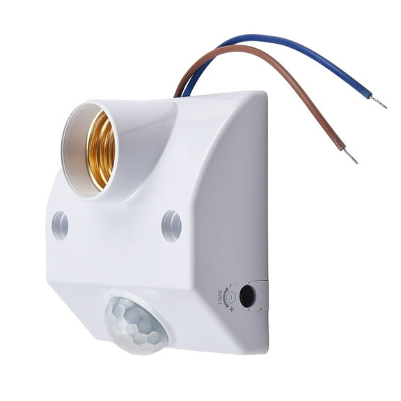 PIR Motion Sensor Socket Automatic Lamp for E27 Bulb AC110-240V