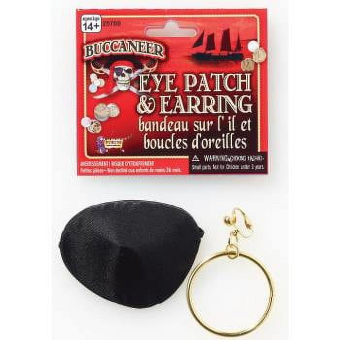 Pirate Earring and Eyepatch