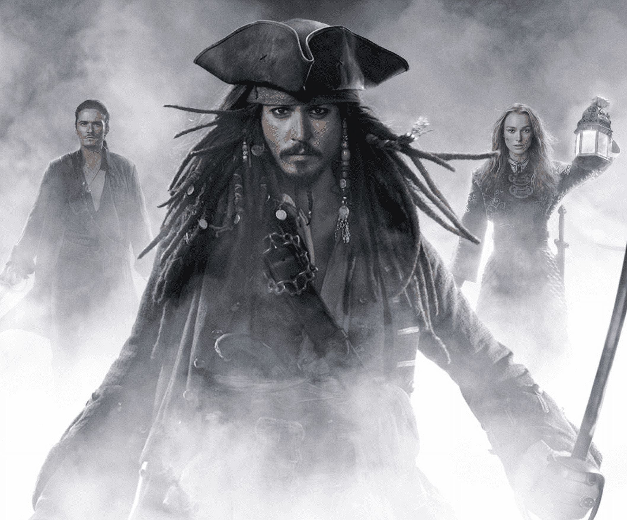 PIRATES OF THE CARIBBEAN JACK SPARROW party edible cake image cake